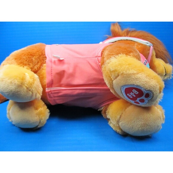 Build A Bear Paw Patrol Liberty Dog W/Helmet Collar Jacket  14" longhair Dachshu - Picture 8 of 10